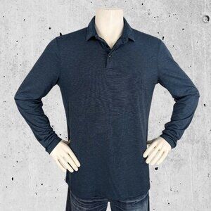Lumulemon Mens Shirt Size Large Blue Long Sleeve